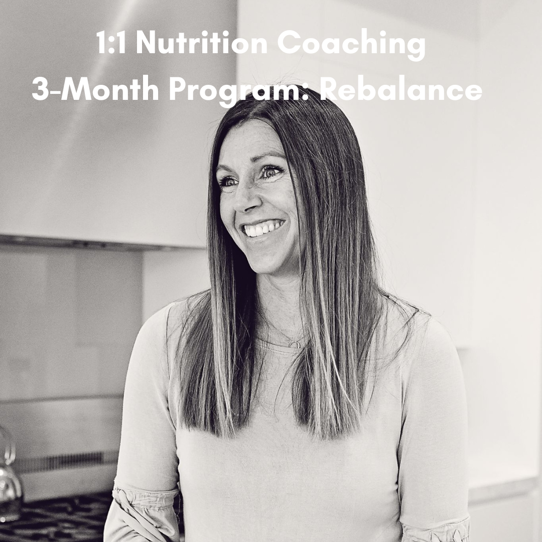 1:1 Nutrition Coaching - Rebalance (3 Months)
