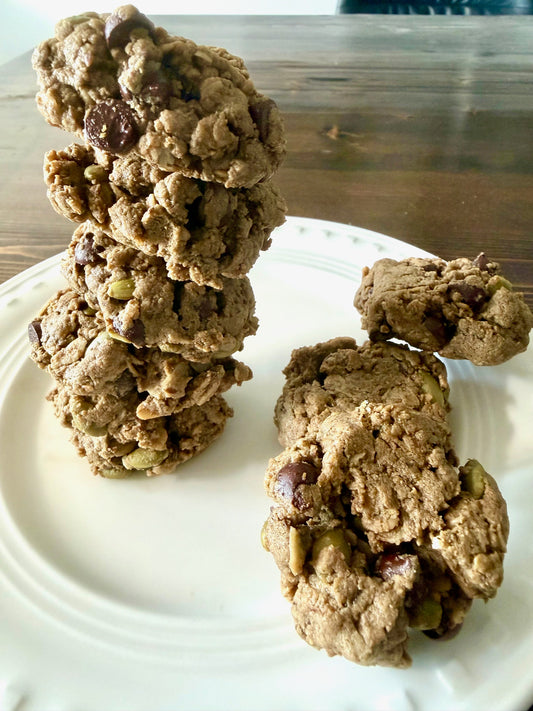 SunButter Oat + Chocolate Chip Cookies